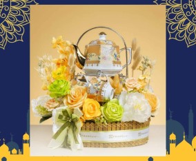 Vicenza Hampers 2025 Florist Raihana motif Camelia